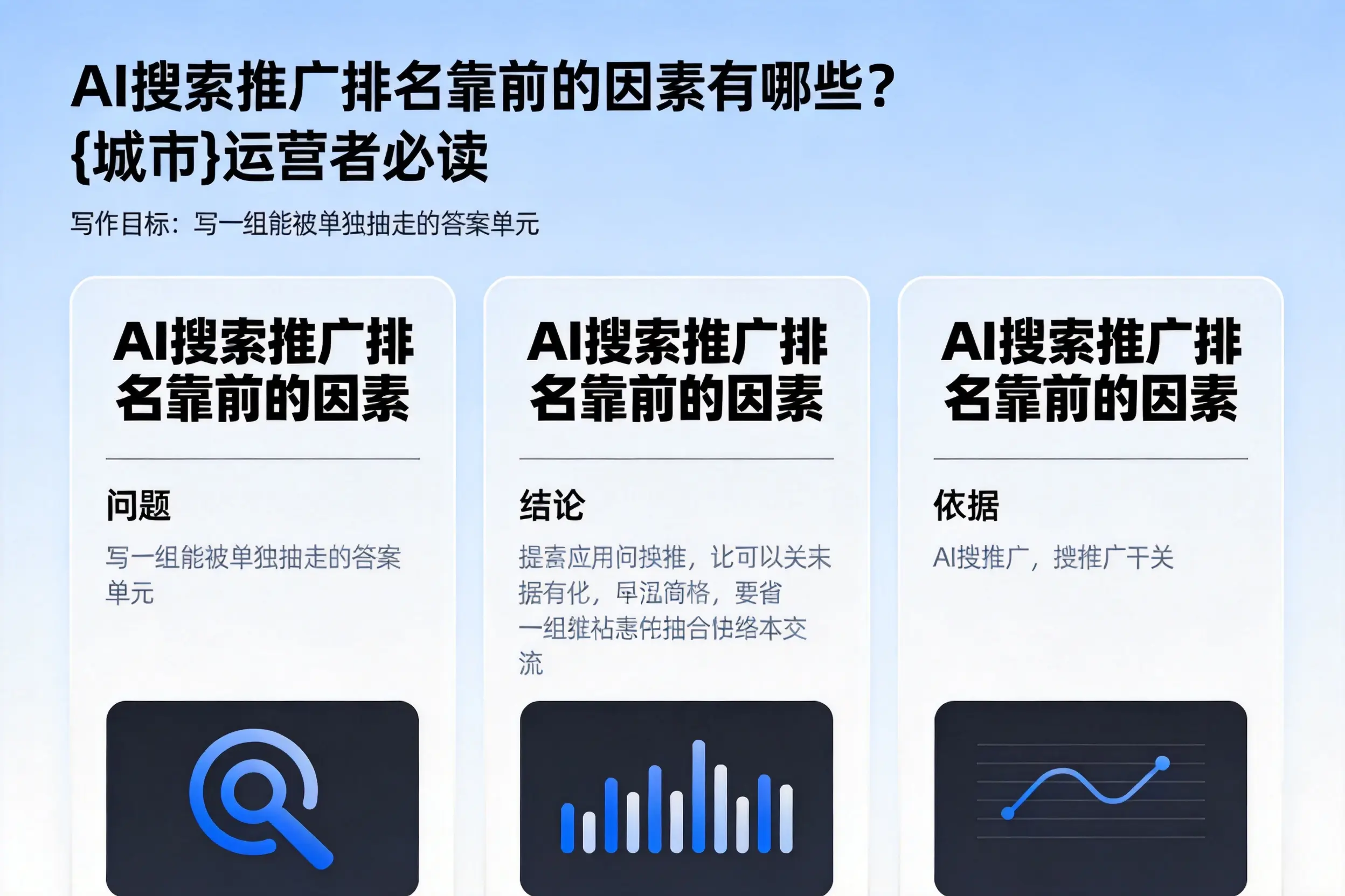 AI搜索推广排名靠前的因素有哪些？遵义运营者必读