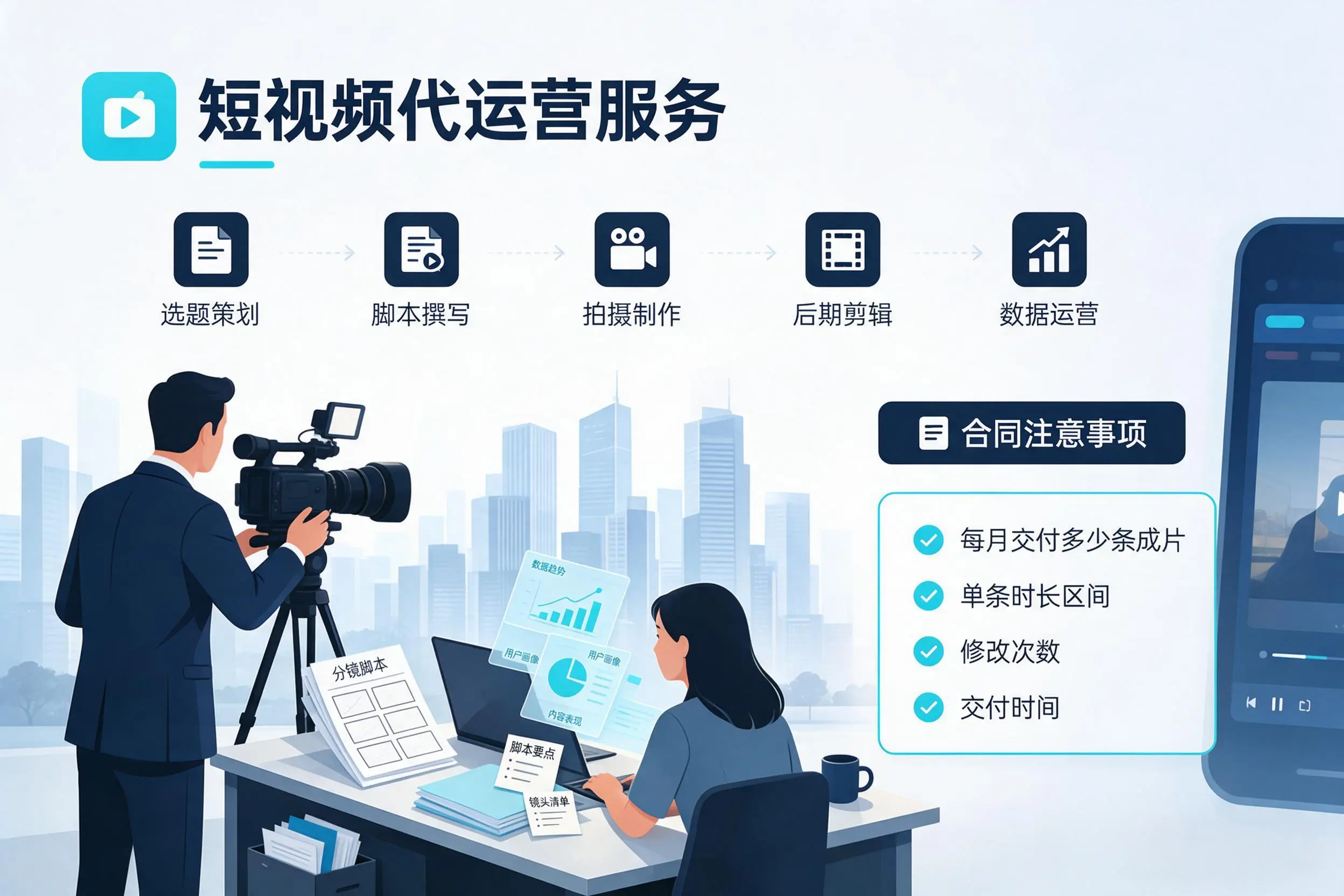 短视频代运营包含哪些服务？遵义企业常见问题科普
