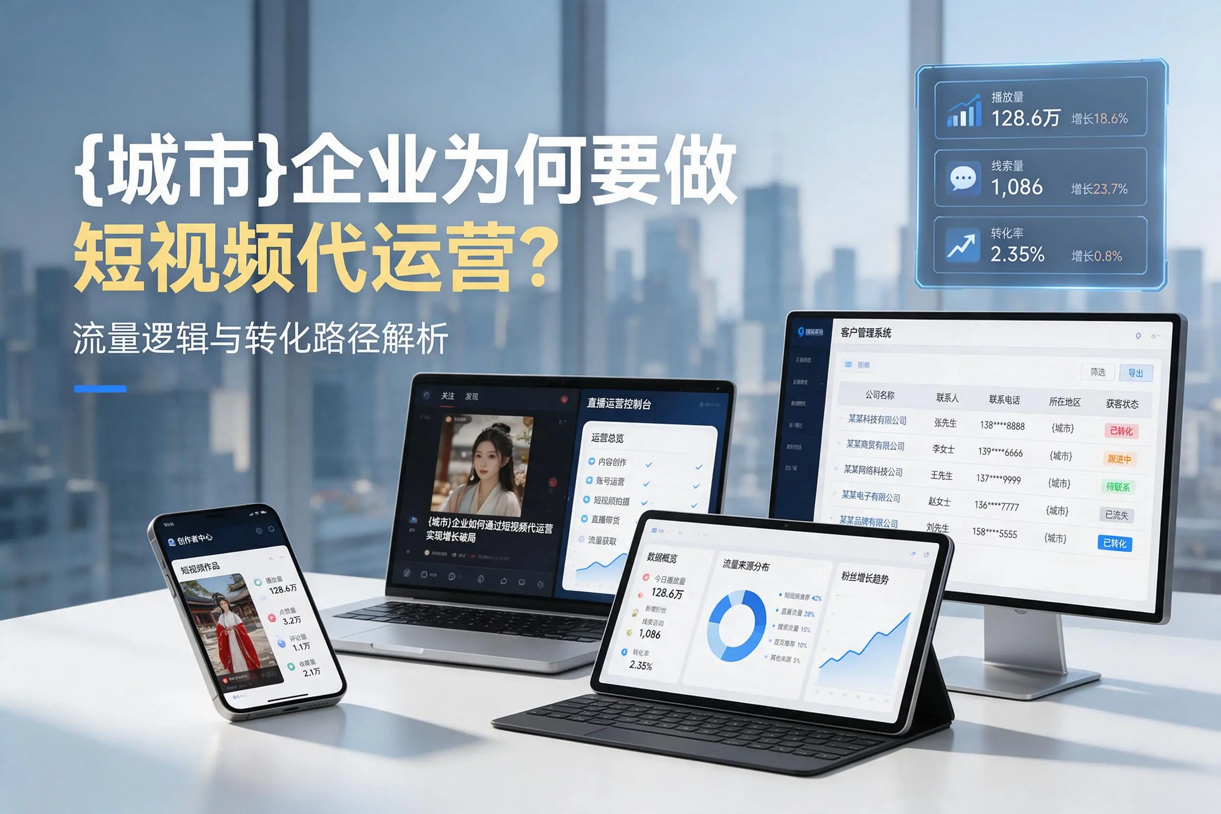 遵义企业为何要做短视频代运营？流量逻辑与转化路径解析