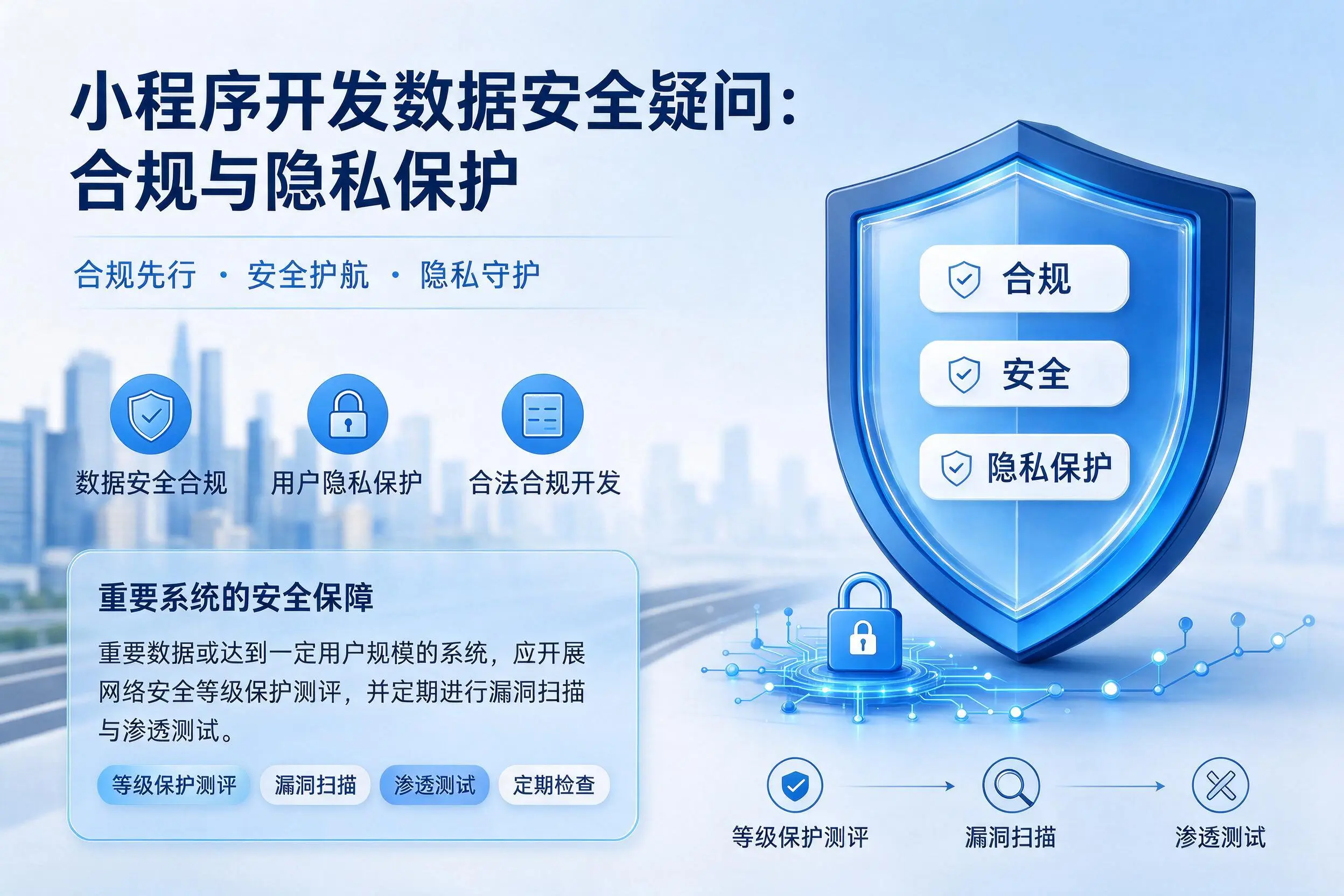 遵义小程序开发数据安全疑问：合规与隐私保护