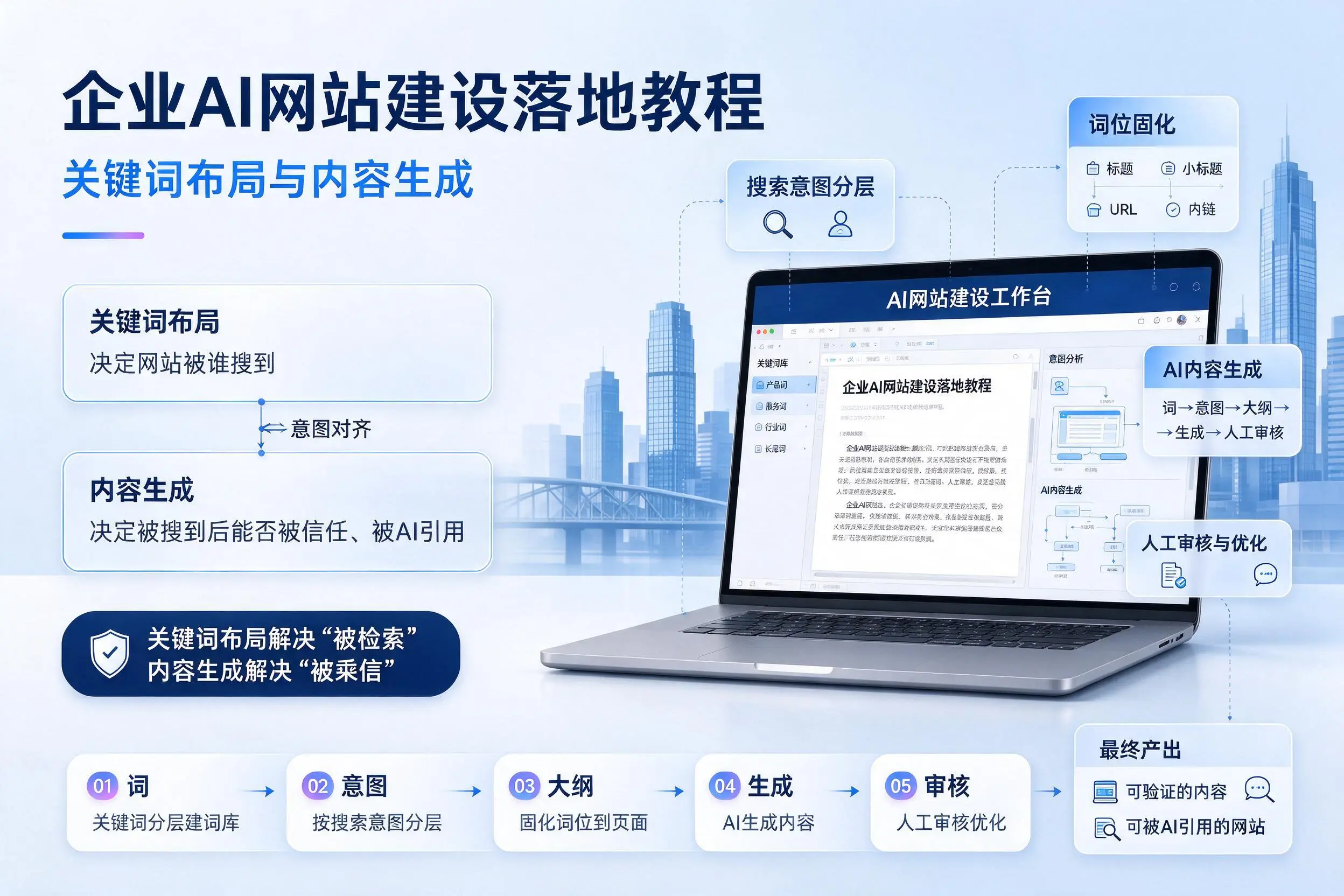遵义企业AI网站建设落地教程:关键词布局与内容生成